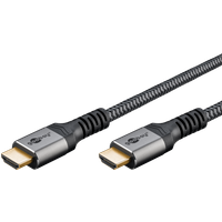 Goobay Ultra High-Speed HDMI-Kabel, 5 m, Sharkskin Grey (65263)