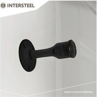 Intersteel Türstopper 8,4 cm Messing schwarz matt