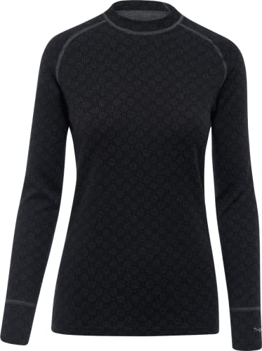 Thermowave Xtreme Merino Unterwäsche Damen - Thermounterwäsche Damen Shirt Langarm - Funktionsshirt Damen Optimaler Feuchtigkeitstransport 220 GSM Super Sanfte Schnelltrocknende