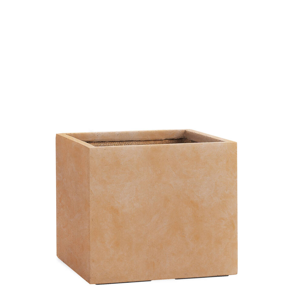 Pflanzwerk® Pflanzkübel Cube Terrakotta 45x55x55cm *Frostbeständiger Blumenkübel* *UV-Schutz* *Qualitätsware*