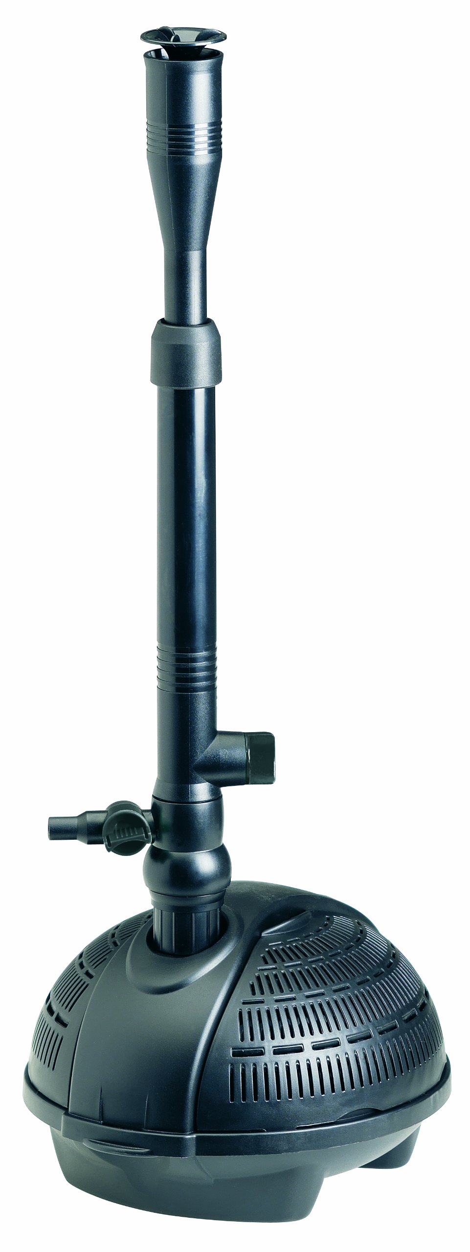Pontec 57123 PondoVario 1500 - Wasserspielpumpe für den Einsatz in Gartenteich und Zierbrunnen / Teichpumpe / erzeugt vier unterschiedliche Fontänen