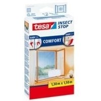 TESA Insect Stop Comfort - 1300 x 10 x 1500 mm - ABS Synthetik - Weiß (55388-20-0)