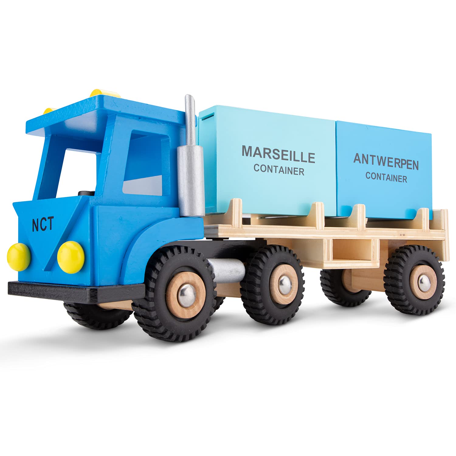 New Classic Toys 10910 New Classic Toys-10910-Harbor Line-LKW mit 2 Containern