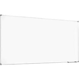Whiteboard 2000 MAULpro, weiß kunststoffbeschichtet, Rahmen platingrau, 1000 x 2000 mm