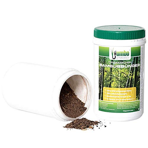 Jumbogras 5 x Bambusdünger mit Langzeit-Wirkung, Ökodünger für alle Ziergräser, Gräser-Beete und Gras-Pflanzungen (750 Gramm-Vorteilspackung)