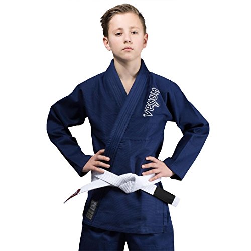 Venum Kinder Contender Kids BJJ Anzug, Marineblau, C00