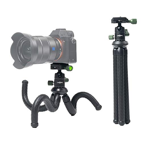 C-Rope Creatorpod, Flexibles Reisestativ mit Kugelkopf, Kamera Stativ für DSLR- und spiegellose Kameras, Traglast bis 2kg