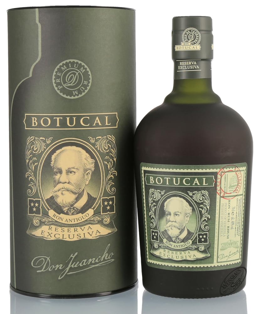 Botucal Reserva Exclusiva - Premium Rum - Mit hochwertiger Geschenkdose -Komplex und ausgewogen, mit einem langanhaltenden, verführerischen Abgang -0.7L/40% Vol.