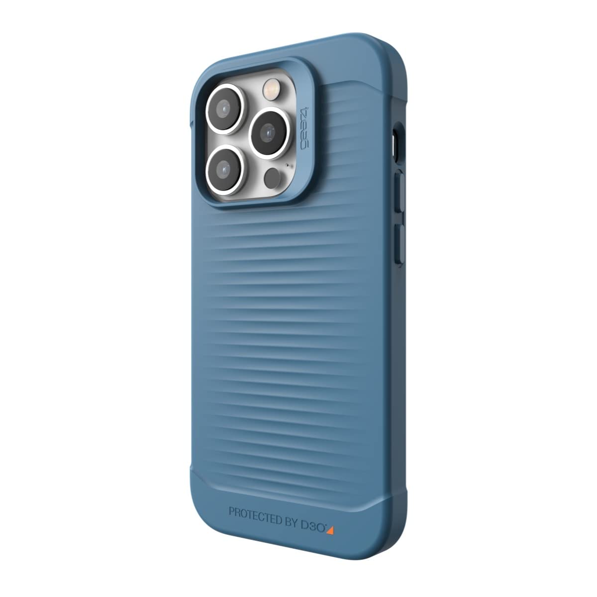 ZAGG Gear 4 Havana D30 Schutzhülle Kompatibel mit iPhone 14 Pro Max, Schlank, Stoßfest, Kabelloses Laden, (Blau)