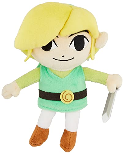 Sanei The Legend of Zelda The Wind Waker 17,8 cm HD Link Plüsch