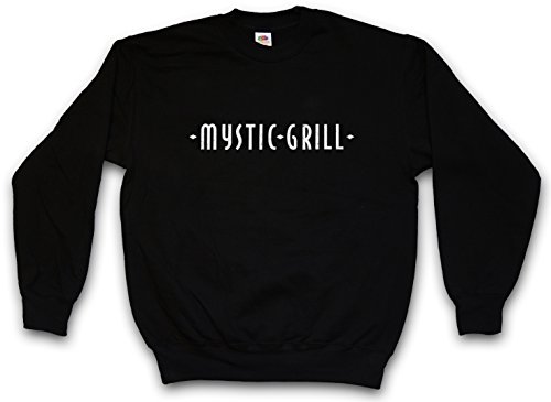 Urban Backwoods Mystic Grill Sweatshirt Pullover Schwarz Größe L