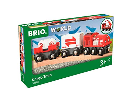 BRIO Bahn 33888 - Güterzug mit Frachtladung
