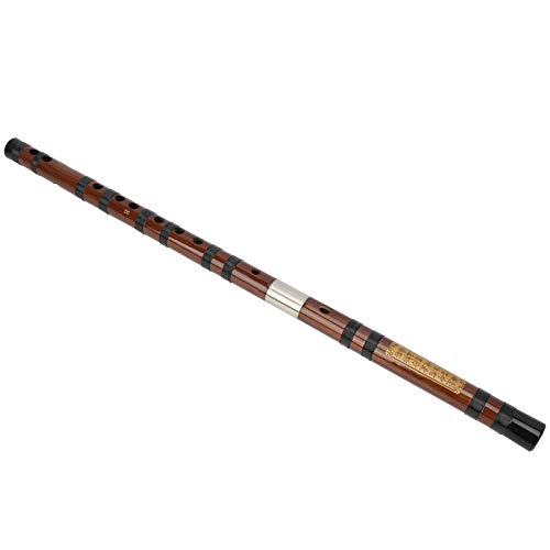 Zusammengebaute Flöte, poliertes Äußeres Spielflöten-Kit Chinesisch mit Stoffbox für Musikliebhaber für Anfänger