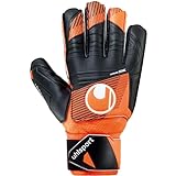 uhlsport Soft Resist+ Flex Frame Fußball Torwarthandschuhe - Handschuhe für Torhüter - speziell für Kunstrasen und Hartböden - mit Fingerschutz