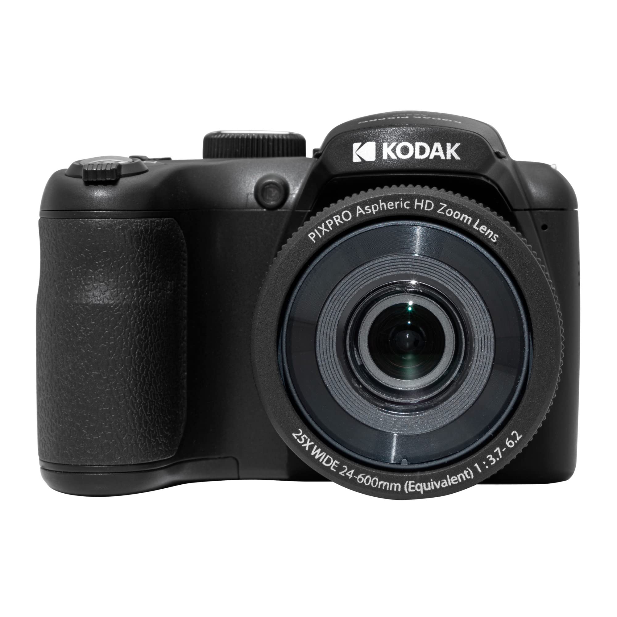 KODAK PIXPRO Astro Zoom AZ255-BK 16MP Digitalkamera mit 25-fachem optischen Zoom, 24 mm Weitwinkel, 1080P Full HD Video und 7,6 cm LCD, Schwarz