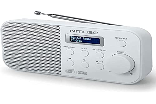 MUSE M-109 DBW Radio Dab+/FM, tragbar, mit integriertem Lautsprecher und Display