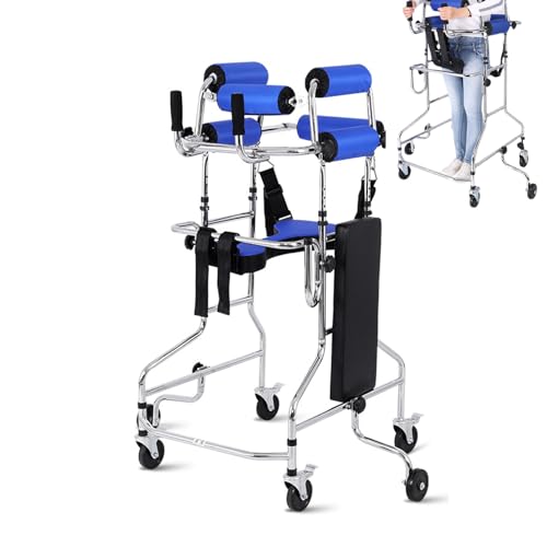 Ddasam Walker Für Senioren,Hemiplegie Rehabilitation Standrahmen, Gehhilfe Für Erwachsene Für Behinderte, Rehabilitationstraining Gehhilfe, Gehwagen für Senioren und Behinderte