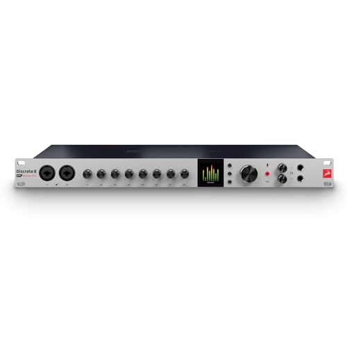 Antelope Audio Discrete 8 Pro Synergy Core 26 x 32 Thunderbolt 3 und USB 2.0 Audio-Schnittstelle mit integrierten Echtzeit-Effekten