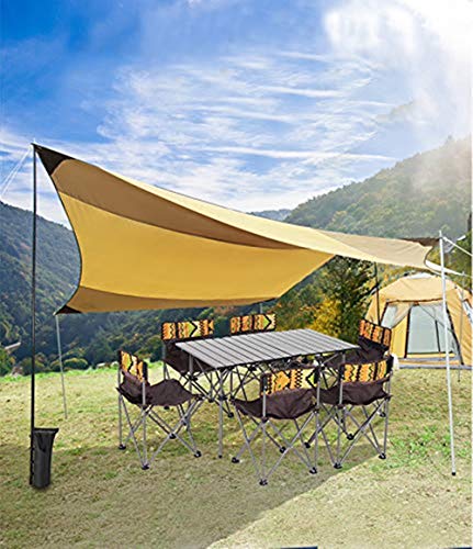 Sport Tent Camping Markise Wasserdicht Sonnenschutz Sonnensegel Sonnendach Outdoor Vorzelt Überdachung Zeltplane Shelter Tarp für 6-10 Personen, SUV-Auto UV-Schutz