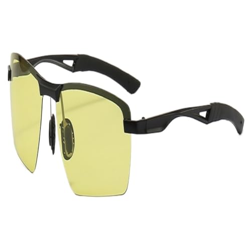 hytway Sonnenbrille Polarisierte Sonnenbrille For Herren, Modisch, Farbwechsel, Radfahren, Nachtsicht, Outdoor-Sonnenbrille, Sport-Sonnenbrille Sonnenbrillen (Color : Green, Size : A)