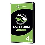 Seagate Barracuda 4TB interne Festplatte HDD, 2.5 Zoll, 5400 U/Min, 128 MB Cache, SATA 6GB/s, silber, Modellnr.: ST4000LM024