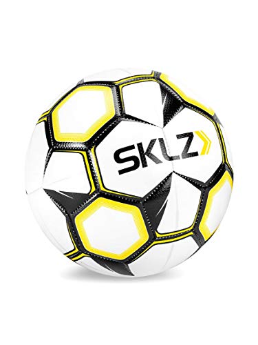 SKLZ Size 5 Soccer Ball Unisex-Fußball, Größe 5, weiß, 5