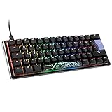 Ducky One 3 Classic Mechanische Tastatur - Mechanical Keyboard - Tastatur Gaming Mechanisch - Gaming Keyboard Mechanical - Mechanische Gaming Tastatur - Mini-Format 60% - MX-Black