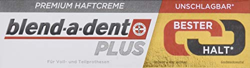Blend-a-dent Plus Premium-Haftcreme Duo Kraft, 12er Pack (12 x 40 g)