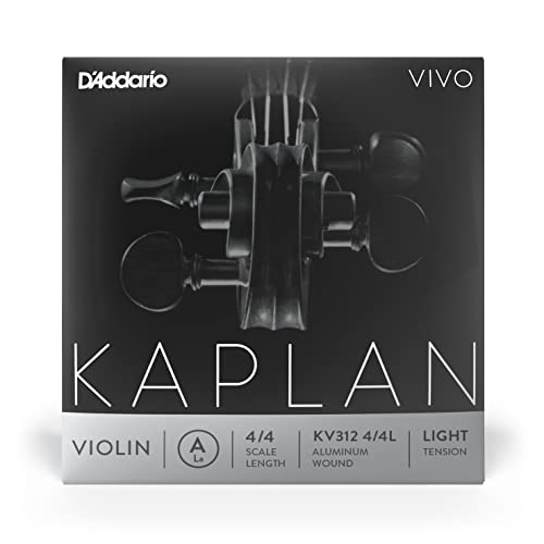 D'Addario KV312-4/4L Kaplan Vivo A Einzelsaite Aluminium 4/4 Light Violin