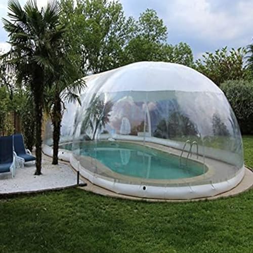 Aufblasbare TPU Heiße Wannen-Swimmingpool-Sonnenhauben-Abdeckungs-Zelt W/Gebläse U. Pumpe,9 * 5 * 3M