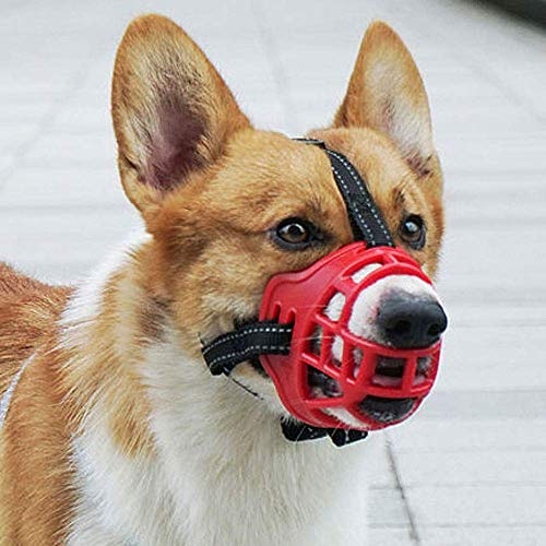 TRoki Verstellbarer, atmungsaktiver Mundschutz für Hunde mit Trinkwasserfunktion – strapazierfähiges Nylonseil und weiches Material