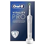 Oral-B Vitality Pro Elektrische Zahnbürste/Electric Toothbrush, 3 Putzmodi für Zahnpflege, Geschenk Mann/Frau, Designed by Braun, weiß