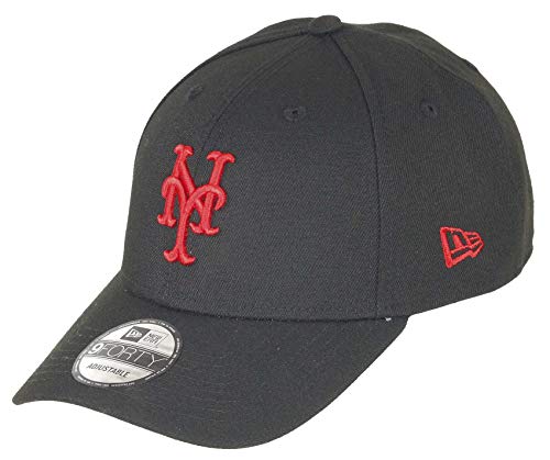 New Era New York Mets 9forty Adjustable Snapback Cap MLB Essential Black/Red - One-Size