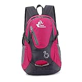 Tagesrucksack, klein, 20 l, wasserabweisend, leicht, rosarot (Pink) - ZYQS