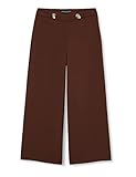 Dorothy Perkins Damen Crepe Crop Wide Leg Chocolate Hose, Braun (Brown 160), 32 (Herstellergröße: 6)