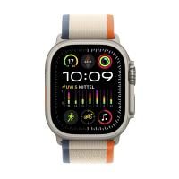 Apple Watch Ultra 2 (GPS + Cellular) 49mm Titaniumgehäuse, Trail Loop orange/...