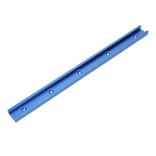 T Schiene Gehrungsschiene, Aluminiumbefestigung T Nut Schiene 800/1000/1220mm für Holzfrästisch, Blau(800MM)