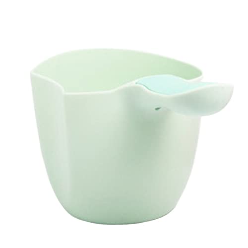 VIPAVA Saucenlöffel Kunststoff-Milchpulverschaufel Baby-Wasserschaufel Baby-Shampoo-Badelöffel Kinderwasch-Haarspülbecher Kinderbad-Wasserfall-Minibecher (Color : Green)