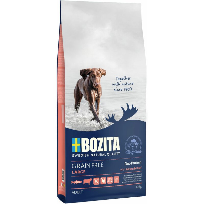 Bozita Grain Free Large Lachs & Rind Hundetrockenfutter