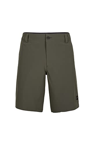O'Neill Herren Hybrid Chino Shorts, 16016 Militärgrün, 38W