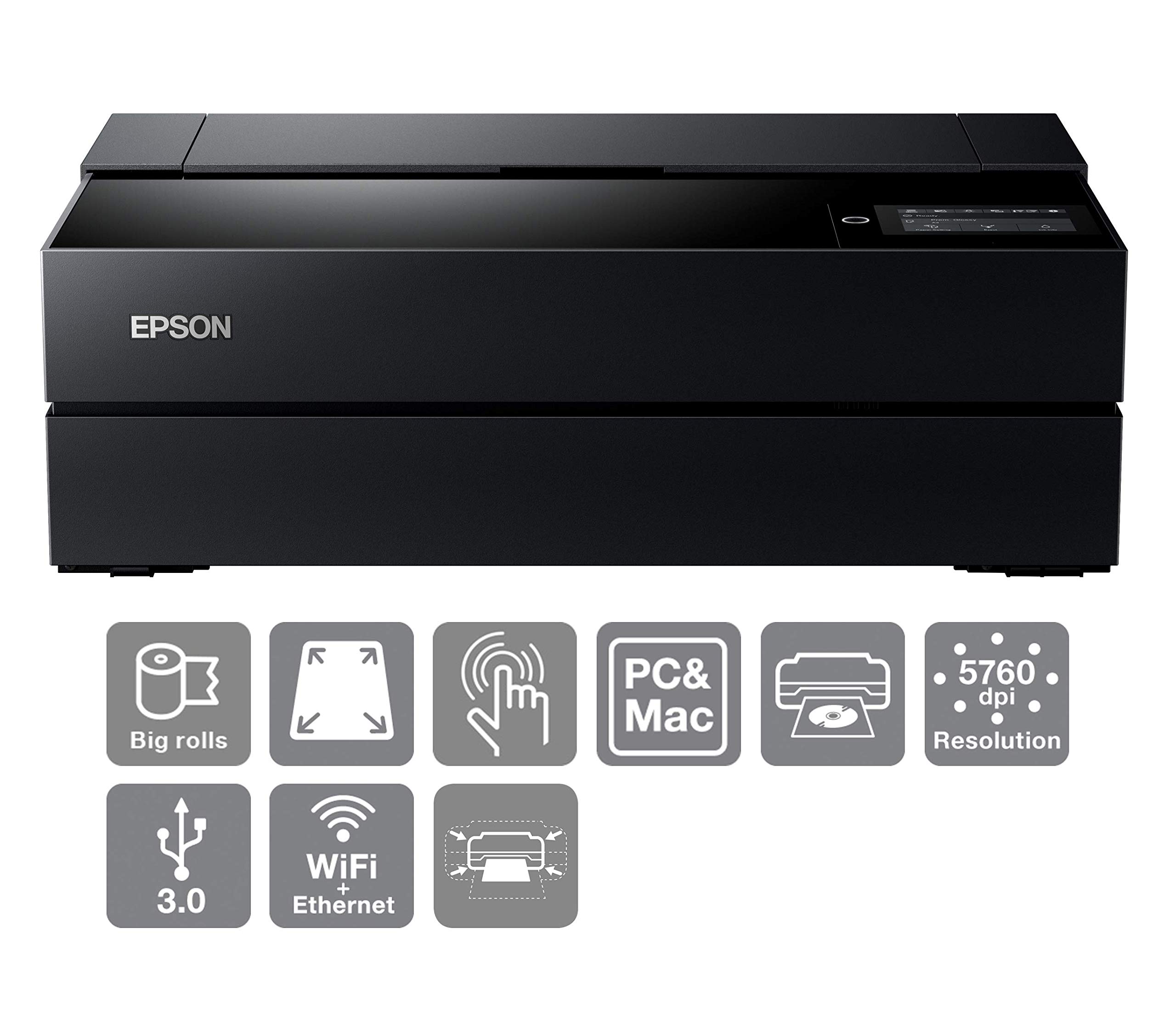 Epson SureColor SC-P900 - Printer - colour - ink-jet - A3 Plus - 5760 x 1440 dpi - capacity: 120 sheets - LAN, USB host, USB 3.0, Wi-Fi(ac)