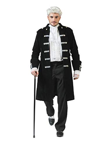 Kostüm Monsieur Leonhard Herren Rokoko Barock Graf Größe 60/62 Renaissance schwarz Adel Karneval Fasching Pierro's