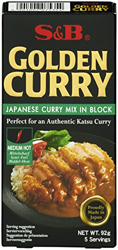 S und B Golden Japan Curry medium hot 3x100g
