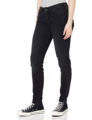 Herrlicher Damen Gila Slim Jeans, black dull 856, W27/L32