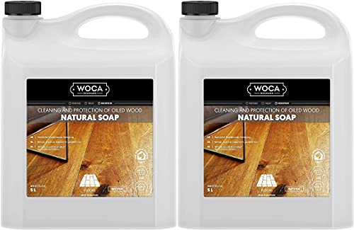 Woca Spar-Set 2x Bodenseife natur 5 Liter für die tägliche Reinigung