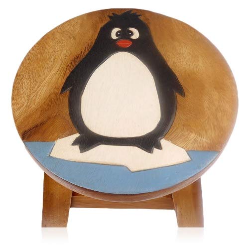 Brink Holzspielzeug Kinder Hocker Pinguin Personalisiert Schemel Kinderzimmer Holz Wood Geschenk Stabil Tisch Sitzgruppe