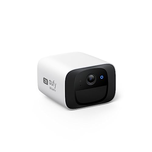 eufy Security SoloCam C210, kabellose Überwachungskamera für Außen, 2K Auflösung, ohne monatliche Kosten, kabellos, 2,4 GHz WLAN, Kompatibel mit HomeBase 3