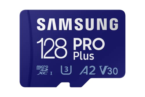 Samsung PRO Plus 256GB microSDXC UHS-I U3 160MB/s Full HD & 4K UHD Speicherkarte inkl. SD-Adapter (MB-MD256KA/EU)