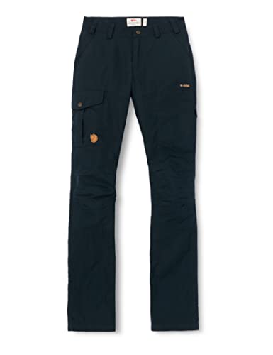 FJÄLLRÄVEN Damen Karla Pro Curved Hose, Dark Navy, 46