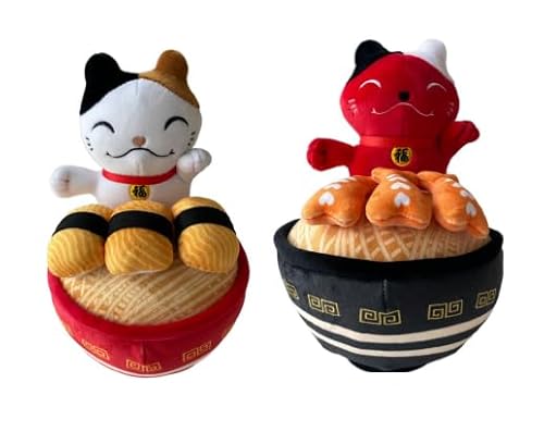 Lyo CAT Ramen Peluche 30CM ASSORTIMENT DE 2